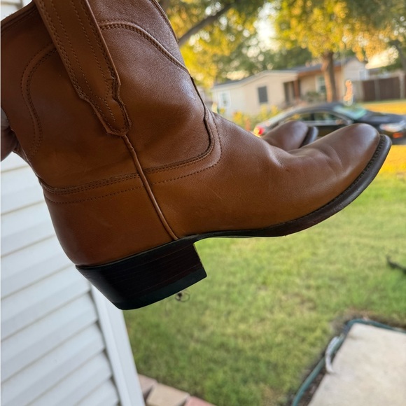 Tecovas Light Brown Leather Boots - Picture 1 of 4